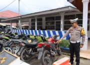 Polres Agam Amankan Puluhan Kendaraan yang Gunakan Knalpot Bising
