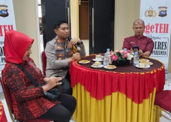 “NgeTEH Sore”! Ngobrol Santai Tentang Kamtibmas, Ala Kapolres Baru Padang Pariaman