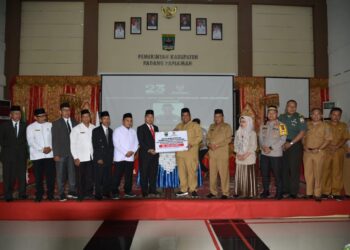 Disdikbud Padang Pariaman Donasikan Rp381 Juta Lebih untuk Palestina