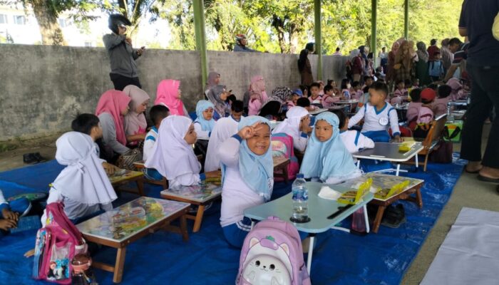 Latih Kemampuan Motorik, Puluhan Murid TK Iqra Ikuti Lomba Grafito