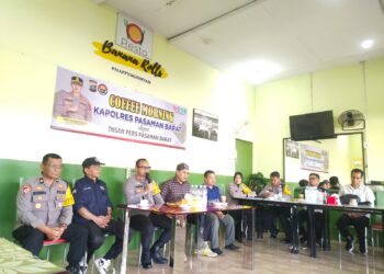 Dua Minggu Jabat Kapolres Pasbar, Nurhadiansyah Berharap Wartawan dapat Lawan Berita Hoax