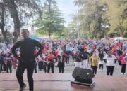 KPU Kota Pariaman Gelar Senam Pagi di Gandoriah