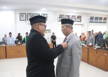 Syamsul Bahri Disumpah Jadi Anggota DPRD Tanah Datar