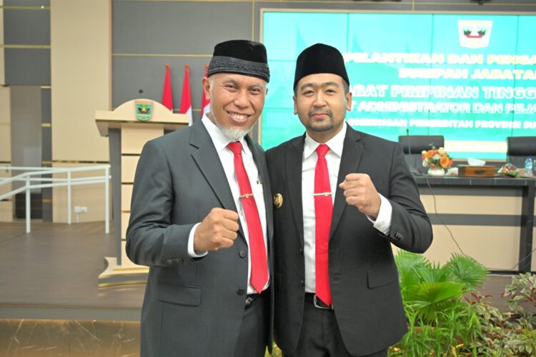 Gubernur Sumbar, Mahyeldi Ansharullah, dan Wakil Gubernur, Audy Joinaldy. IST