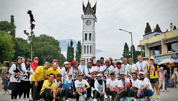 Direksi SIG dan Semen Padang Turut Ambil Bagian pada Minang Geopark Run Bukittinggi