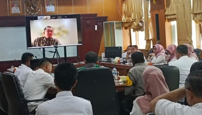 Usai Gunung Marapi Naik Level Siaga, Forkopimda Tanah Datar Gelar Rakor