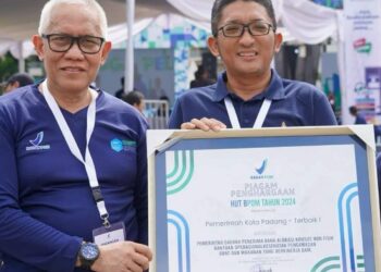 Dari 359 Kabupaten/Kota, Pemko Padang Terbaik 1 Pengelolaan DAK Nonfisik BOK POM Tahun 2023