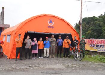 BPBD Kesbangpol Padang Panjang Dirikan Posko Siaga Erupsi Marapi di Tiga Lokasi