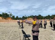 Polres Padang Pariaman Gelar Latihan Menembak Bersama
