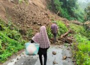 Jalan Penghubung Empat Desa di Sawahlunto Putus Akibat Longsor