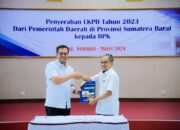 Pertama di Sumatera Barat, Sawahlunto Serahkan LKPD ke BPKP