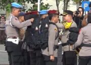 Polres Pariaman Lepas 300 Personel untuk Amankan TPS Pemilu 2024