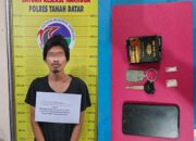 Tim Tarantula Narkoba Polres Tanah Datar Ciduk Pria Bawa Sabu