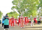 PKK Agam Senam Sehat bersama Kader Rutin Setiap Minggu Pagi