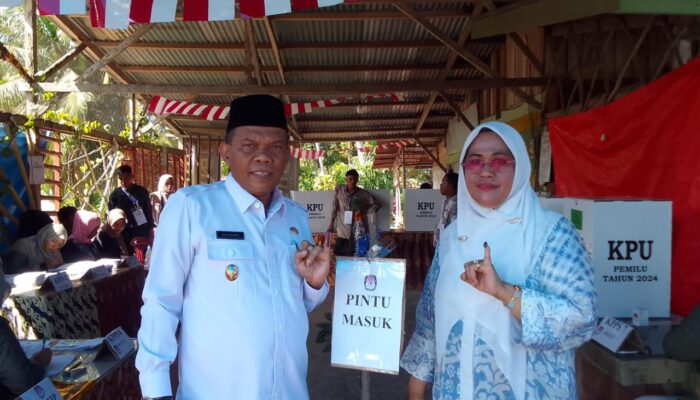 Wakil Bupati Padang Pariaman Rahmang Coblos di Malai V Suku