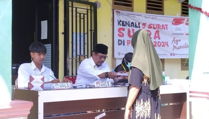 KPU Kota Pariaman Beri Waktu Tenggang bagi Pemilih yang Masih Antre di TPS