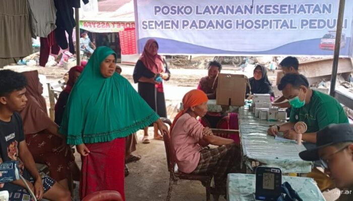 Peduli Korban Banjir Painan, SPH Beri Bantuan dan Buka Posko Layanan Kesehatan