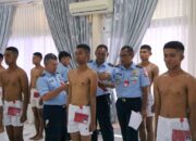 Danlanud SUT Pimpin  Pantukhirda Tamtama TNI AU Gelombang I Tahun 2024