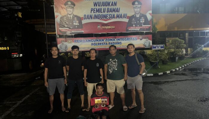 Tim Klewang Polresta Padang Ciduk Pelaku Pencurian