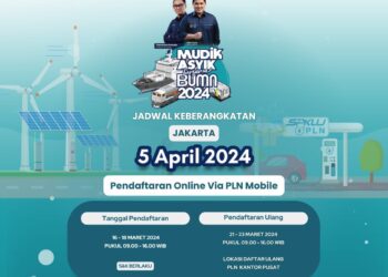 PLN Gelar Mudik Bersama BUMN 2024, Begini Cara Daftarnya!