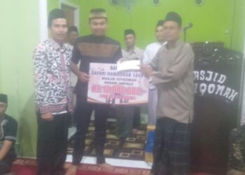 Tim VII Safari Ramadan Dharmasraya Kunjungi Masjid Istiqomah