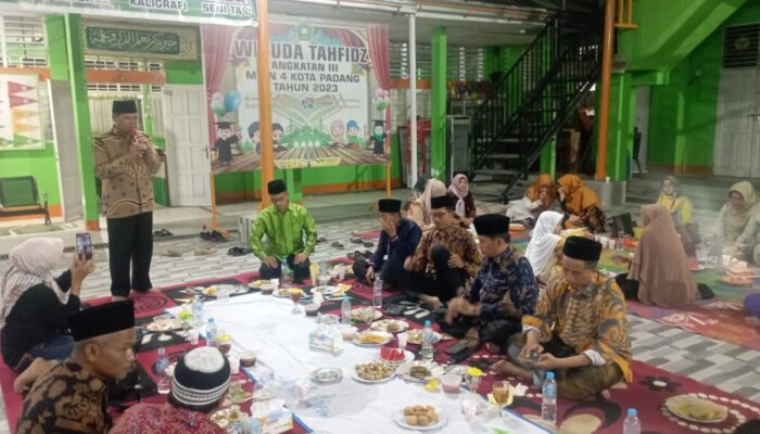 Silaturahmi Ramadan Kakankemenag Padang ke Parak Laweh Diawali Silaturahmi dan Buka Bersama di MTsN 4 Padang