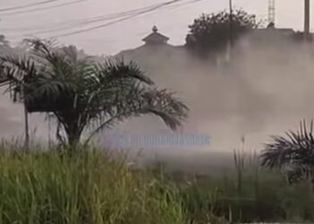 Minimalisir Debu, Jalinsum Sungai Rumbai Sedang Ditingkatkan