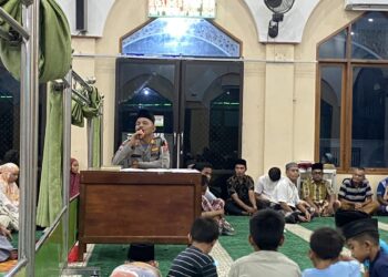 Cipkon Kamtibmas di Bulan Ramadhan, SatBinmas Polres Sijunjung Laksanakan Tarawih Keliling