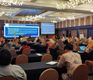 Ket. Foto : Suasana Forum Koordinasi Percepatan Penurunan Stunting dan Rakerda TA 2024, Kamis (28/3). YESI