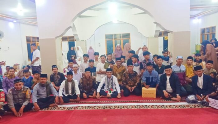 Perbaikan Jalan Rp98 Miliar, Puji Syukur Bergema di Mesjid Haqqul Yakin Nagari Tanjung Gadang