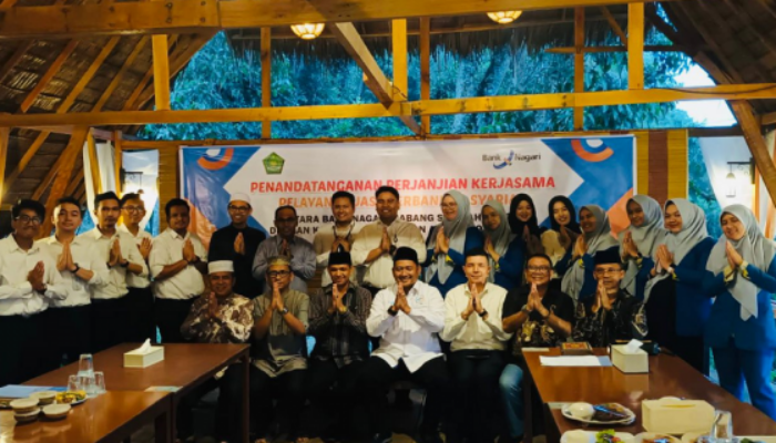 Kantor Kementerian Agama Kota Solok Jalin Kerja Sama dengan Bank Nagari Syariah Cabang Solok