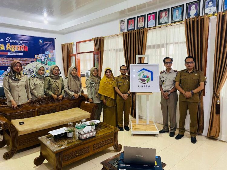 Jajaran Pemerintah Kota Padang Panjang saat mengikuti Gerakan Sinergi Reforma Agraria bersama Kementerian Agraria dan Tata Ruang, Senin (22/4) IST.