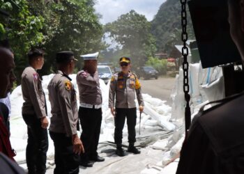 Kapolres Sijunjung Tinjau Kesiapan Pengamanan Mudik Lebaran