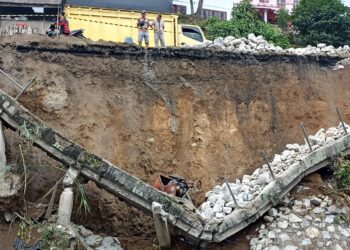 Jalur Mudik di Sawahlunto Amblas Jelang Puncak Arus Mudik