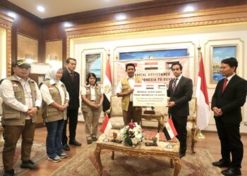 Bantuan Kemanusiaan Indonesia untuk Palestina Tiba di Mesir