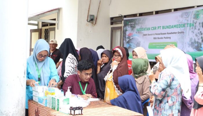 Pemulihan Pasca Bencana, BMHS Gelar Pemeriksaan Kesehatan Gratis di Pesisir Selatan