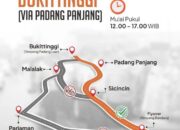 Mau Mudik? Ini Jadwal dan Peta Jalan yang Bisa Dilewati dari dan ke Bukittinggi