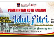 Pemko Padang Gelar Salat Idul Fitri di Lapangan Apeksi Balaikota