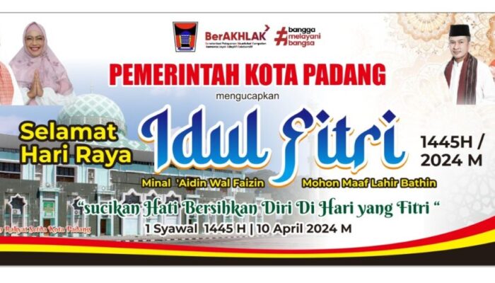 Pemko Padang Gelar Salat Idul Fitri di Lapangan Apeksi Balaikota