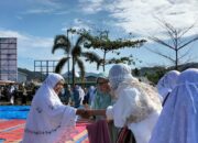 Jamaah Masjid Muhammadiyah IV Koto Hilie Peringati Idul Fitri 1445