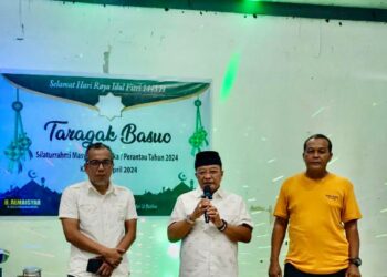 Almaisyar Datuak Bangso Dirajo Nan Kuniang Jadi Tamu Istimewa pada Acara Taragak Basuo Silaturahmi Masyarakat Tiaka/Perantau Tahun 2024