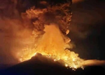 Gunung Ruang di Sulawesi Utara Meletus, Sebanyak 828 Warga Dievakuasi