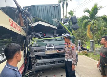 Kecelakaan Truk Kontainer dengan Bus Sembodo, Ini Kronologis dan Identitas Korban!