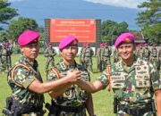 Mayor Mar Ricky Sandro, Resmi Jabat Komandan Puslatpurmar TNI AL-9