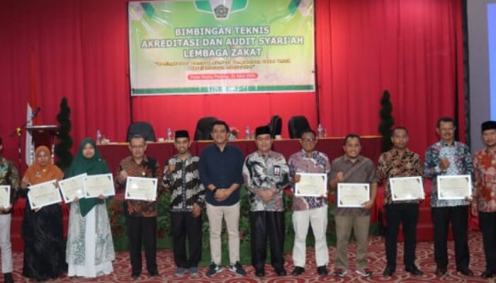 Baznas Kota Solok Terima Penghargaan dari Kemenag Provinsi Sumatra Barat