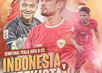 Nobar Timnas U-23 di Padang