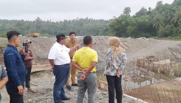Pembangunan Cek Dam Sungai Limau Kembali Dilanjutkan