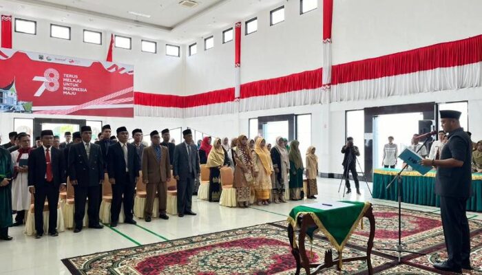 Disetujui Mendagri, Puluhan Pejabat Sijunjung Dilantik dan Disumpah