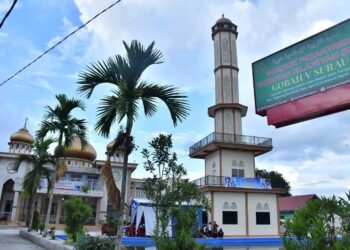 Menara Masjid Istiqomah Gobah