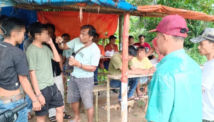 Asyik Pesta Ganja dan Sabu, Enam Pria Dibekuk Satresnarkoba Polres Pasaman Barat